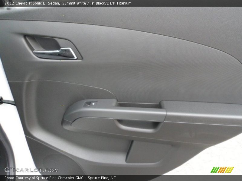 Summit White / Jet Black/Dark Titanium 2012 Chevrolet Sonic LT Sedan
