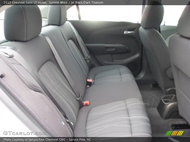 Summit White / Jet Black/Dark Titanium 2012 Chevrolet Sonic LT Sedan