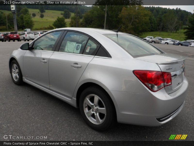 Silver Ice Metallic / Jet Black 2013 Chevrolet Cruze LT/RS