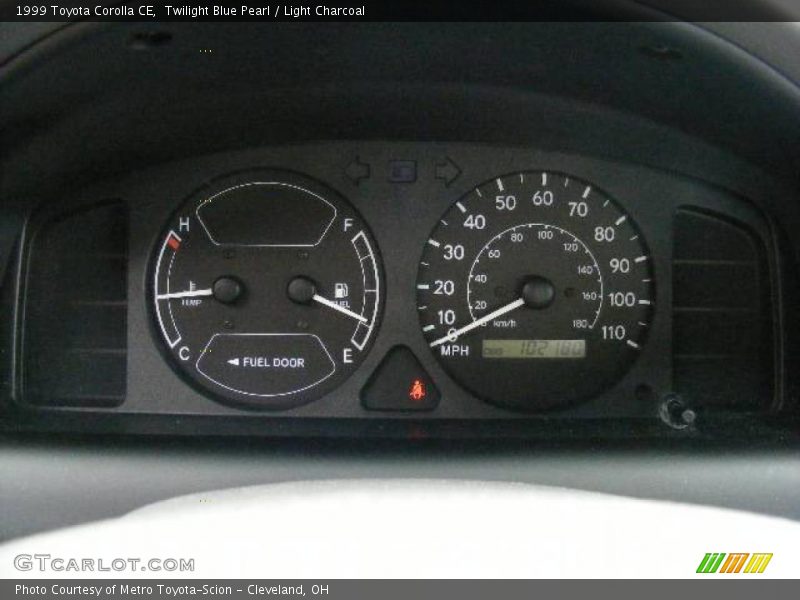 Twilight Blue Pearl / Light Charcoal 1999 Toyota Corolla CE