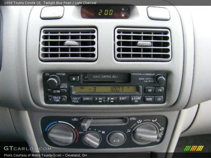 Twilight Blue Pearl / Light Charcoal 1999 Toyota Corolla CE