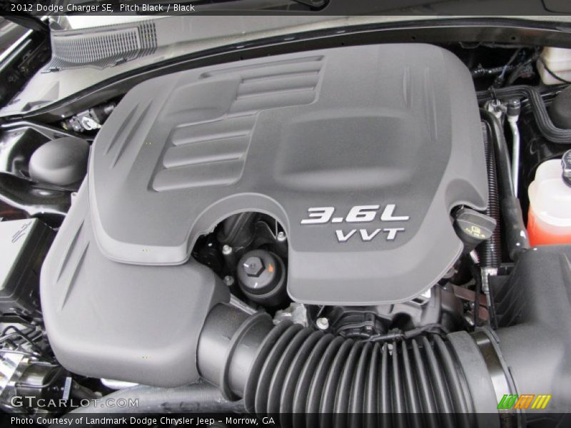 Pitch Black / Black 2012 Dodge Charger SE