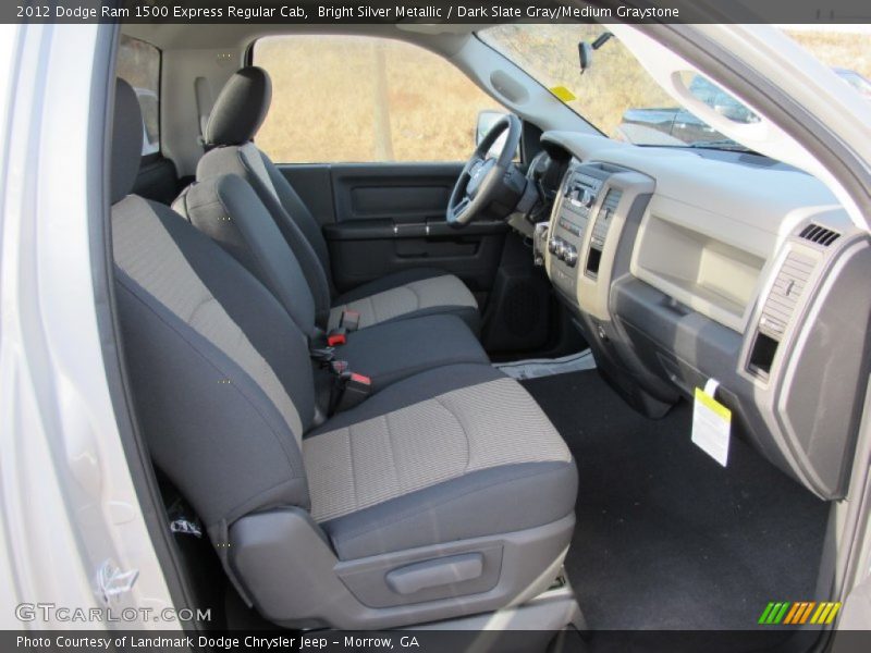 Bright Silver Metallic / Dark Slate Gray/Medium Graystone 2012 Dodge Ram 1500 Express Regular Cab