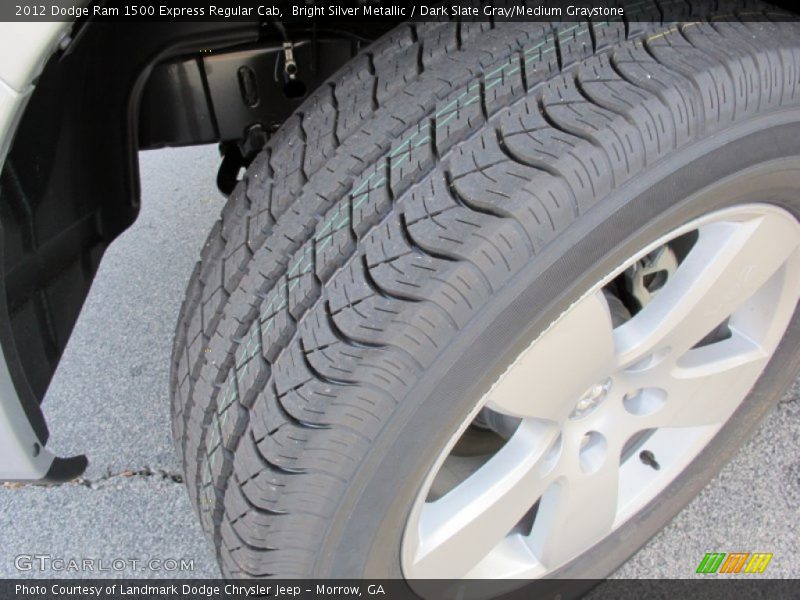 Bright Silver Metallic / Dark Slate Gray/Medium Graystone 2012 Dodge Ram 1500 Express Regular Cab