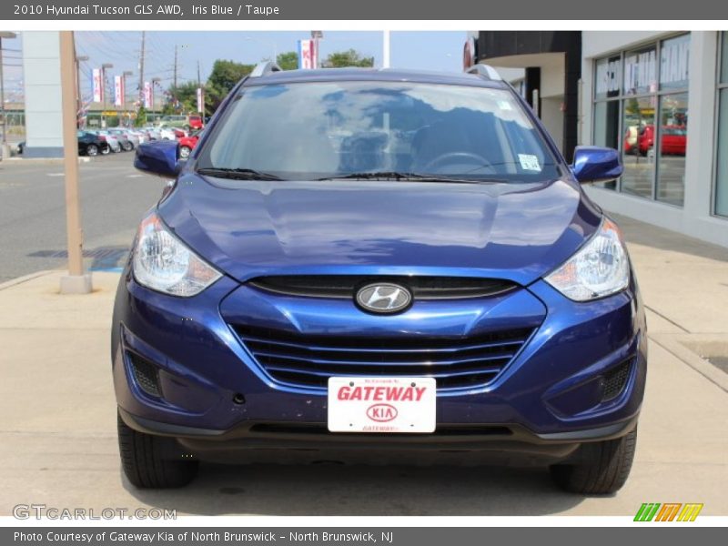Iris Blue / Taupe 2010 Hyundai Tucson GLS AWD