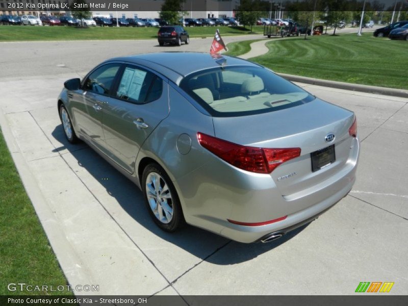 Satin Metal / Beige 2012 Kia Optima LX