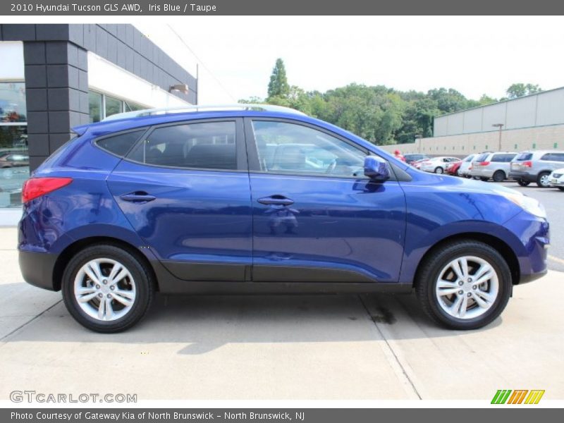 Iris Blue / Taupe 2010 Hyundai Tucson GLS AWD