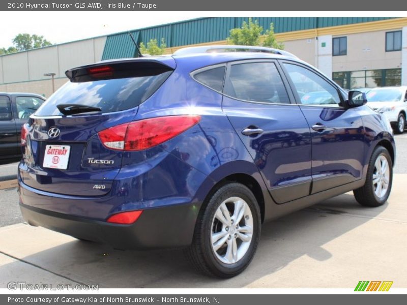 Iris Blue / Taupe 2010 Hyundai Tucson GLS AWD