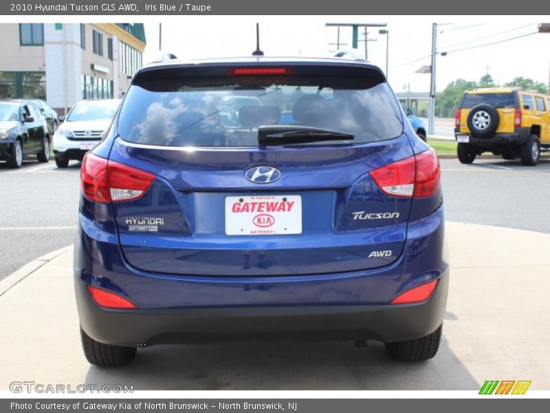 Iris Blue / Taupe 2010 Hyundai Tucson GLS AWD