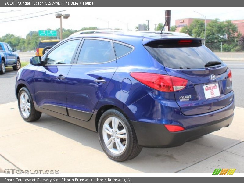 Iris Blue / Taupe 2010 Hyundai Tucson GLS AWD