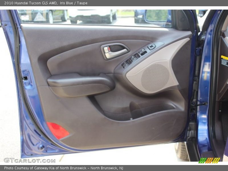 Iris Blue / Taupe 2010 Hyundai Tucson GLS AWD