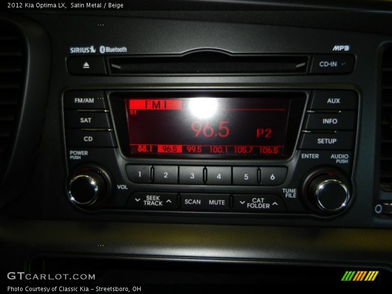Satin Metal / Beige 2012 Kia Optima LX