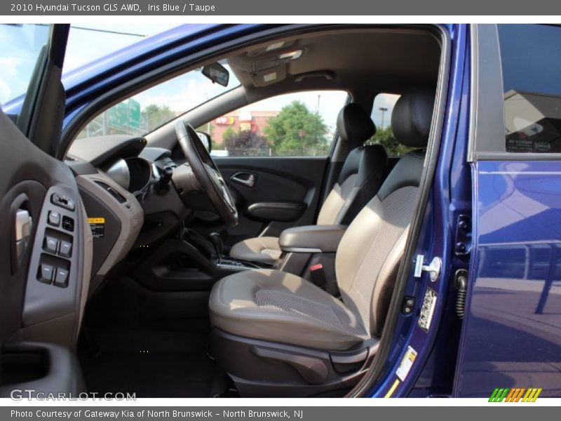 Iris Blue / Taupe 2010 Hyundai Tucson GLS AWD