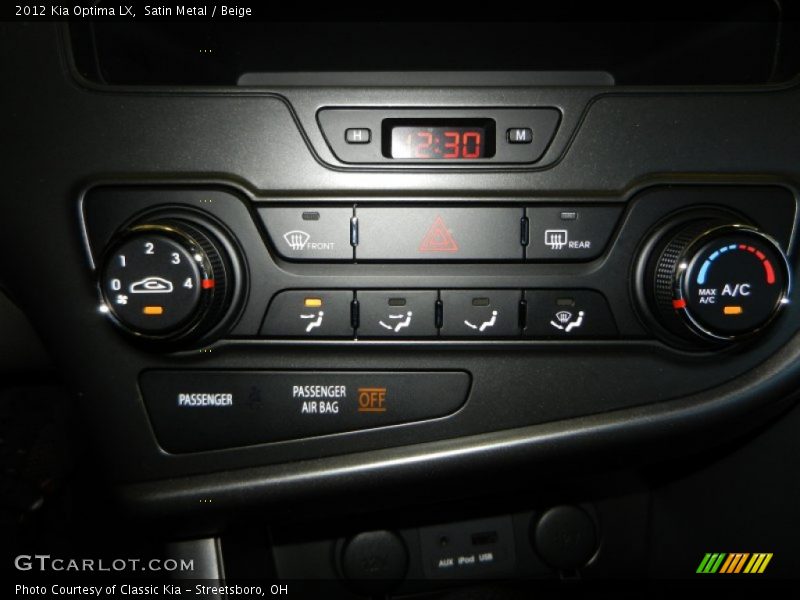 Satin Metal / Beige 2012 Kia Optima LX