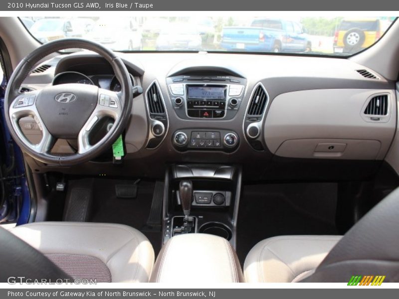 Iris Blue / Taupe 2010 Hyundai Tucson GLS AWD