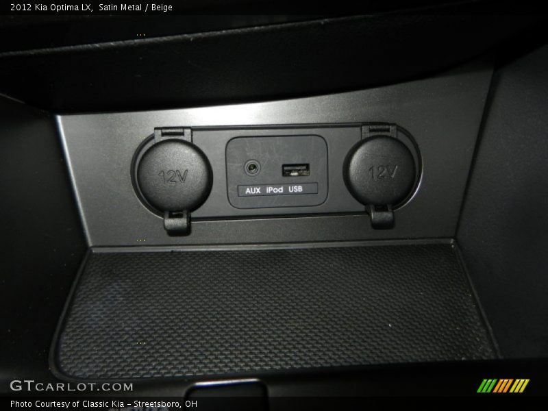 Satin Metal / Beige 2012 Kia Optima LX