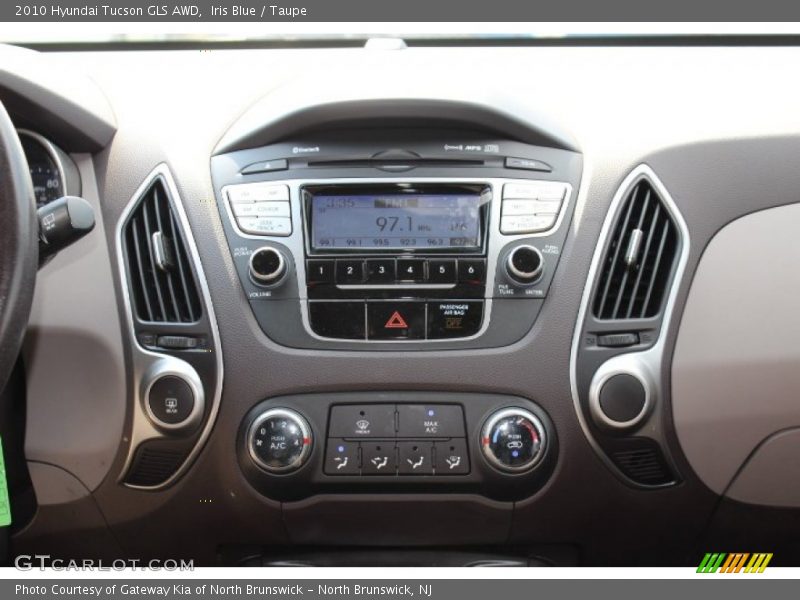 Iris Blue / Taupe 2010 Hyundai Tucson GLS AWD