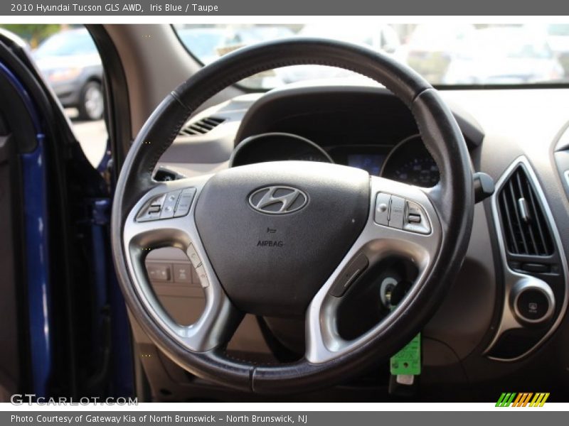 Iris Blue / Taupe 2010 Hyundai Tucson GLS AWD