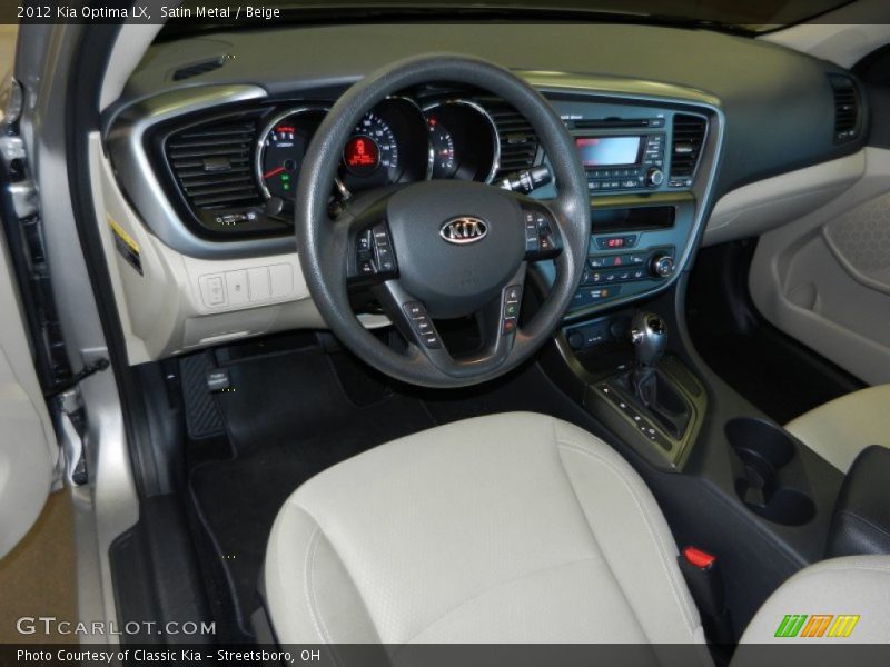 Satin Metal / Beige 2012 Kia Optima LX