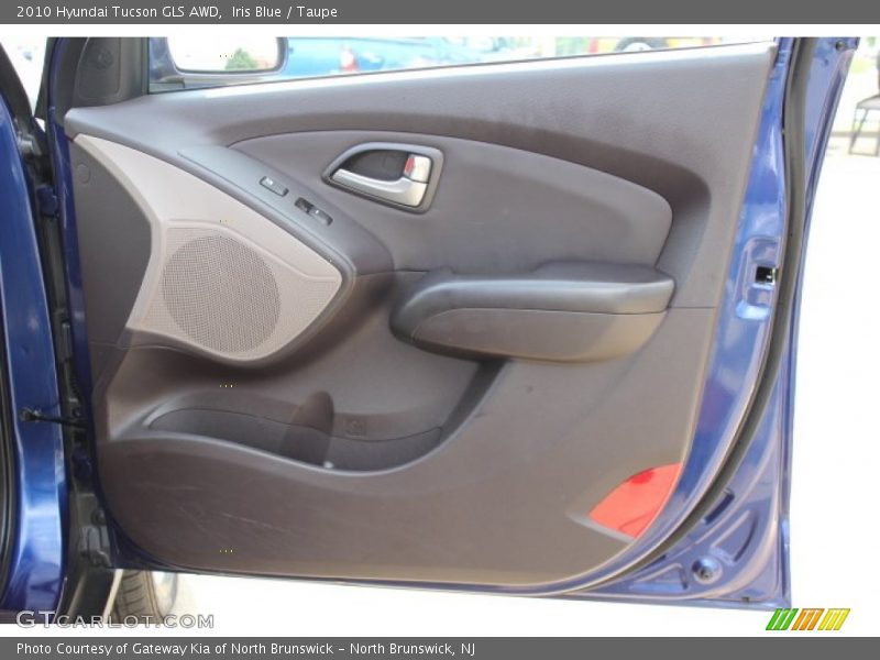 Iris Blue / Taupe 2010 Hyundai Tucson GLS AWD