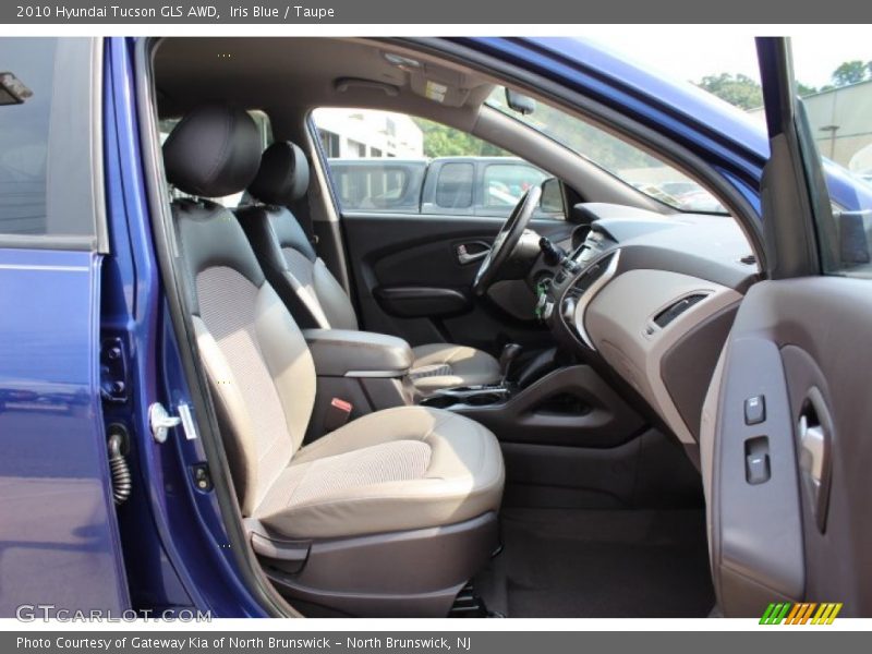 Iris Blue / Taupe 2010 Hyundai Tucson GLS AWD
