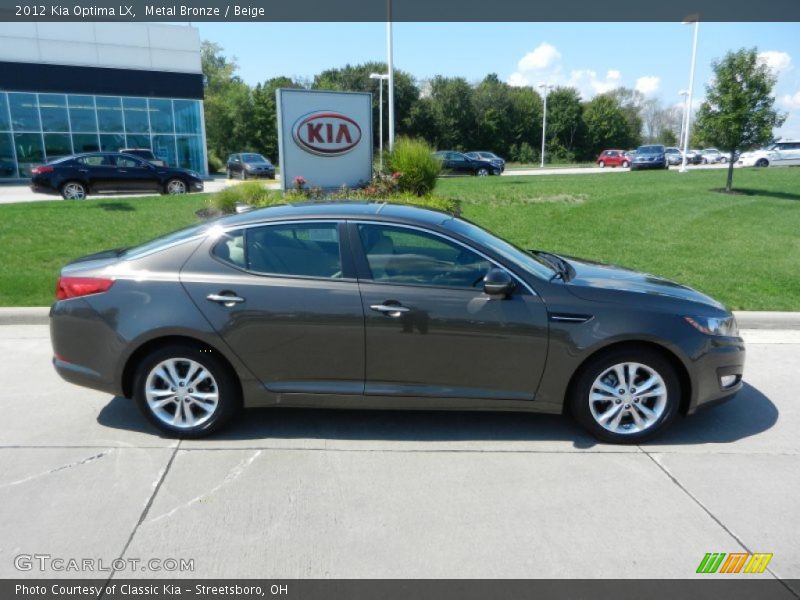 Metal Bronze / Beige 2012 Kia Optima LX