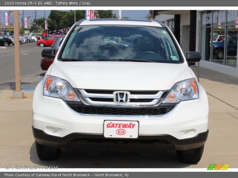 Taffeta White / Gray 2010 Honda CR-V EX AWD