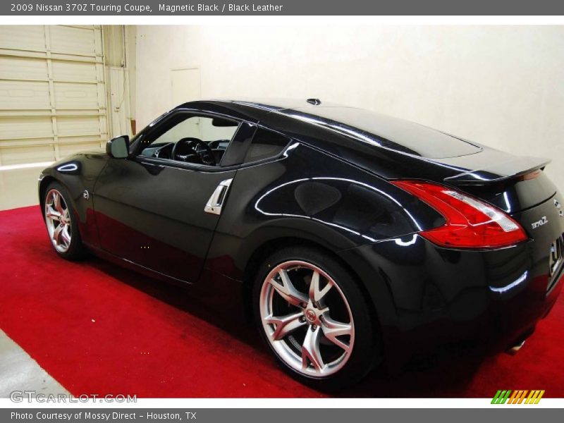 Magnetic Black / Black Leather 2009 Nissan 370Z Touring Coupe