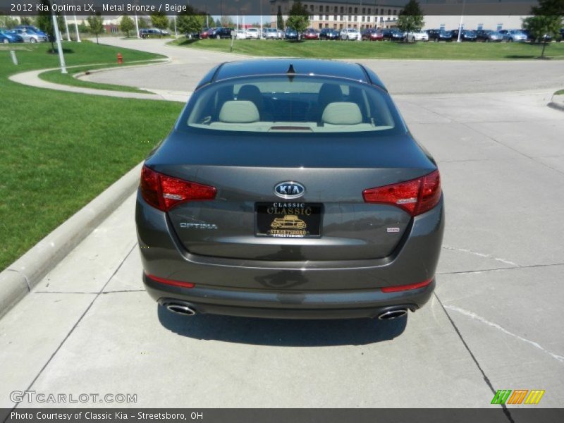 Metal Bronze / Beige 2012 Kia Optima LX