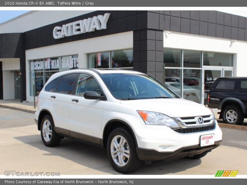 Taffeta White / Gray 2010 Honda CR-V EX AWD