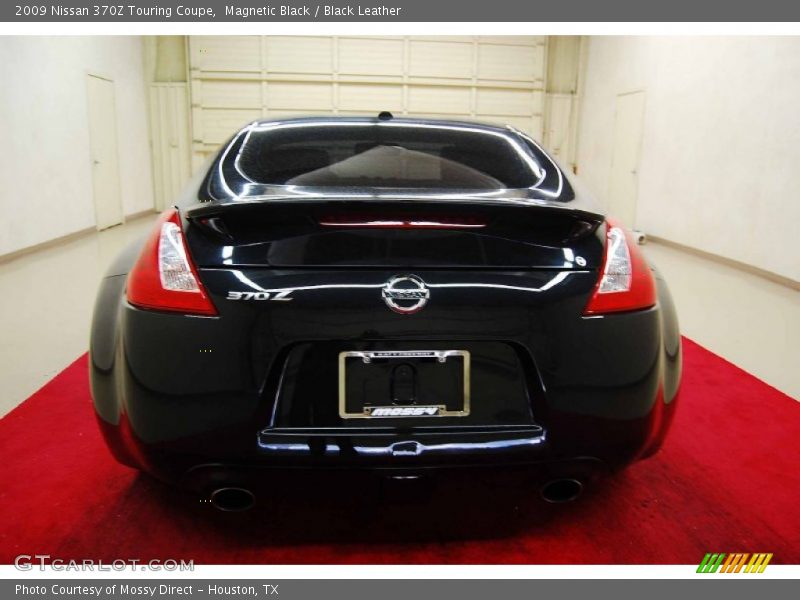 Magnetic Black / Black Leather 2009 Nissan 370Z Touring Coupe