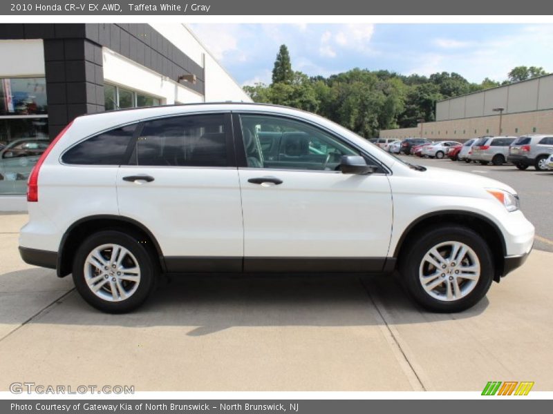 Taffeta White / Gray 2010 Honda CR-V EX AWD