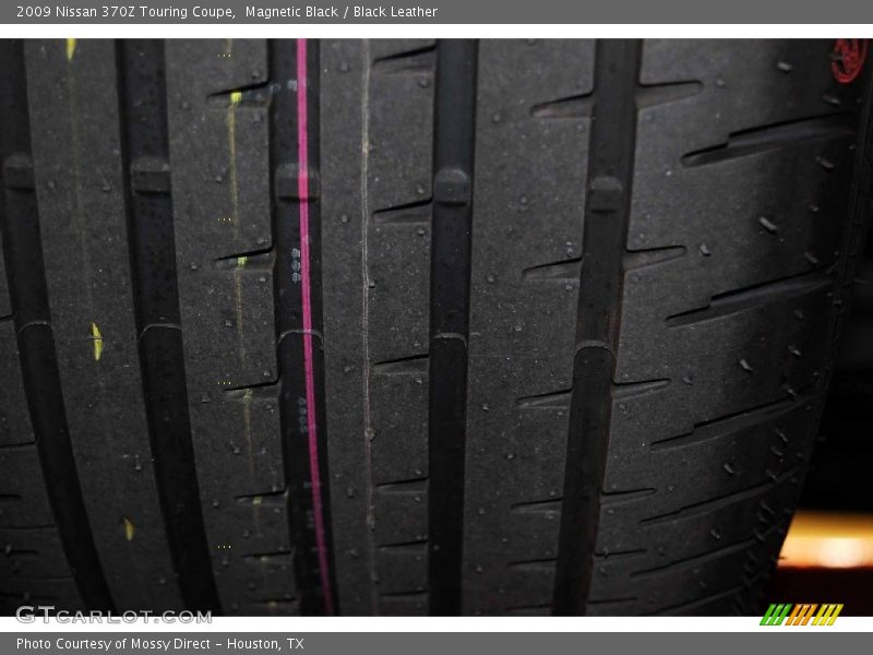 Magnetic Black / Black Leather 2009 Nissan 370Z Touring Coupe