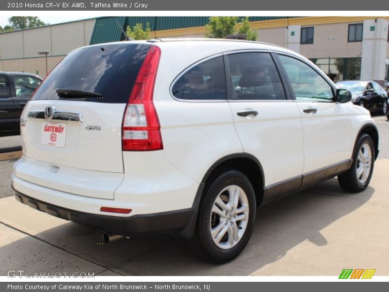 Taffeta White / Gray 2010 Honda CR-V EX AWD