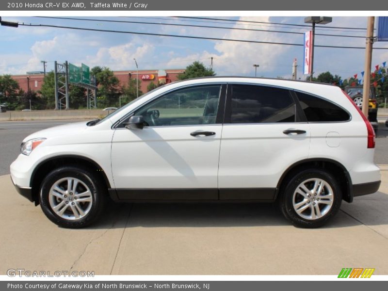 Taffeta White / Gray 2010 Honda CR-V EX AWD