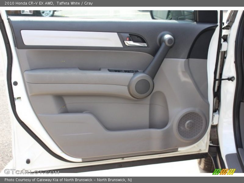 Taffeta White / Gray 2010 Honda CR-V EX AWD