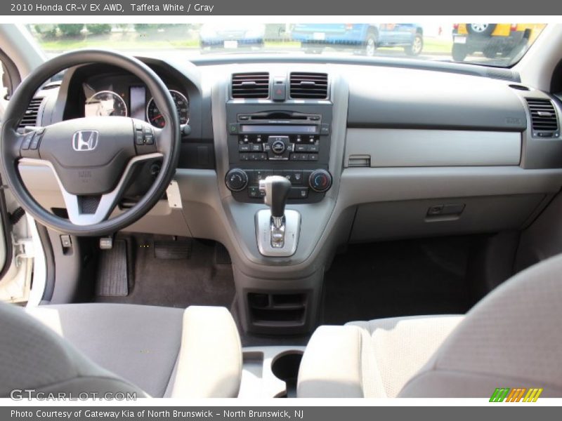 Taffeta White / Gray 2010 Honda CR-V EX AWD