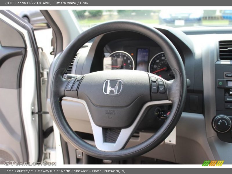 Taffeta White / Gray 2010 Honda CR-V EX AWD