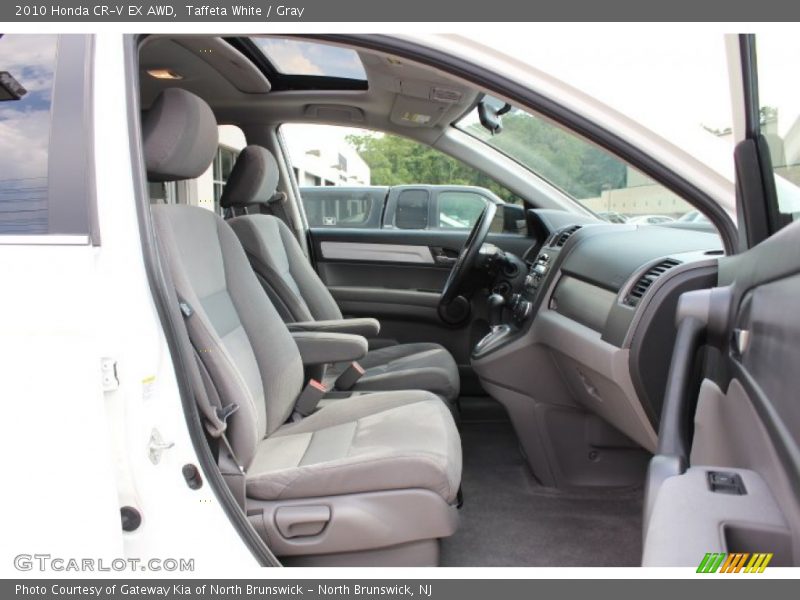 Taffeta White / Gray 2010 Honda CR-V EX AWD