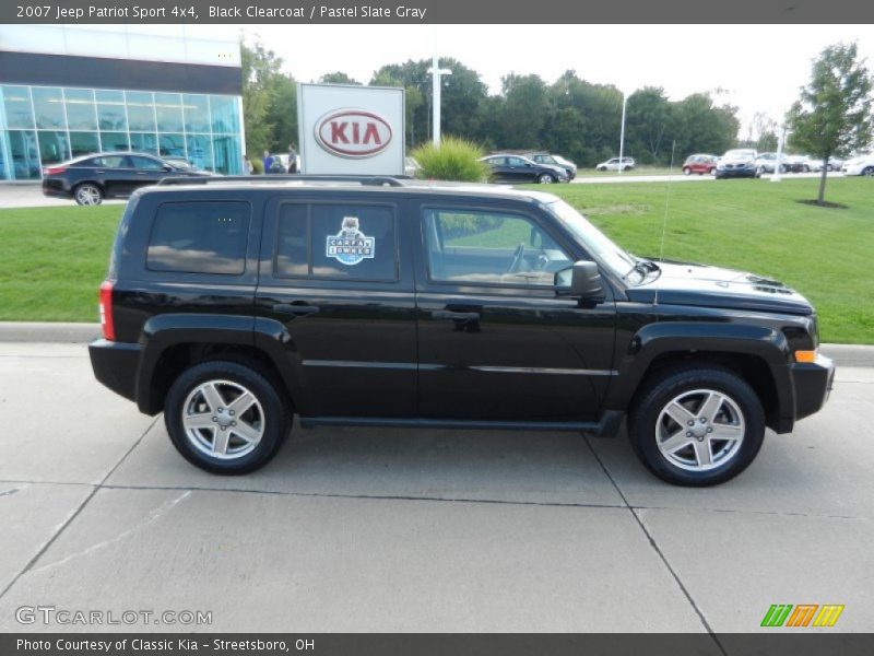 Black Clearcoat / Pastel Slate Gray 2007 Jeep Patriot Sport 4x4