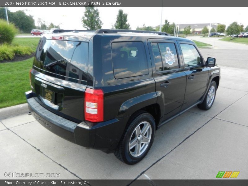 Black Clearcoat / Pastel Slate Gray 2007 Jeep Patriot Sport 4x4