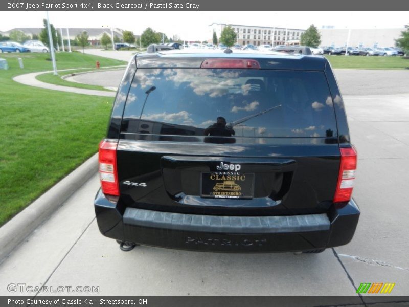 Black Clearcoat / Pastel Slate Gray 2007 Jeep Patriot Sport 4x4