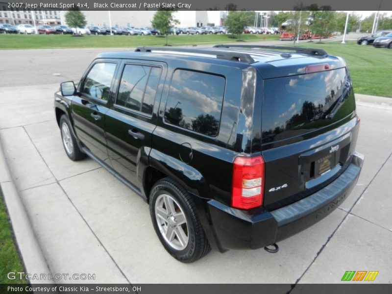 Black Clearcoat / Pastel Slate Gray 2007 Jeep Patriot Sport 4x4
