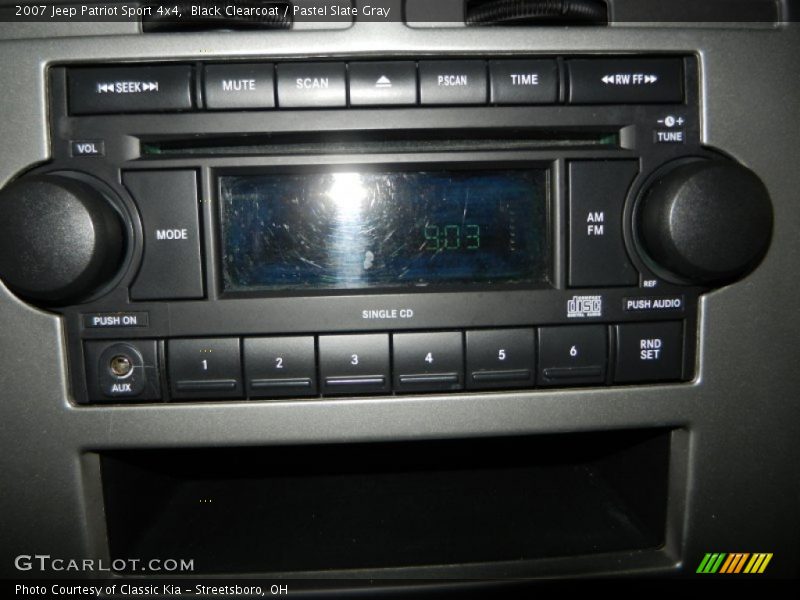 Black Clearcoat / Pastel Slate Gray 2007 Jeep Patriot Sport 4x4