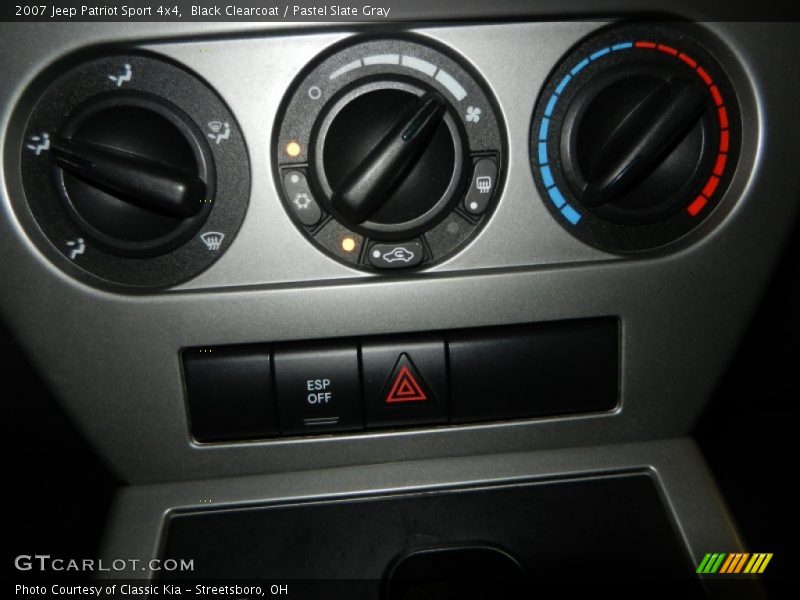 Black Clearcoat / Pastel Slate Gray 2007 Jeep Patriot Sport 4x4