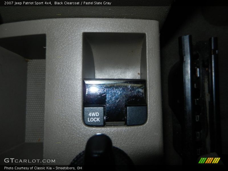 Black Clearcoat / Pastel Slate Gray 2007 Jeep Patriot Sport 4x4