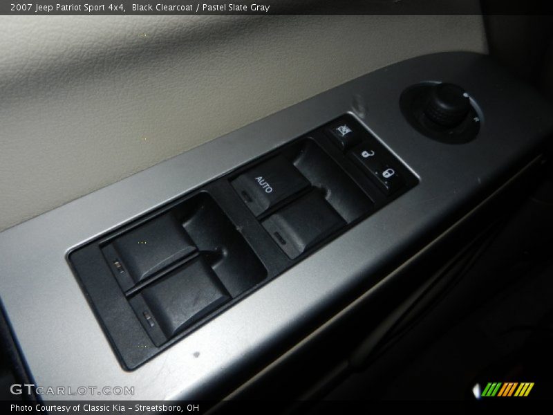 Black Clearcoat / Pastel Slate Gray 2007 Jeep Patriot Sport 4x4