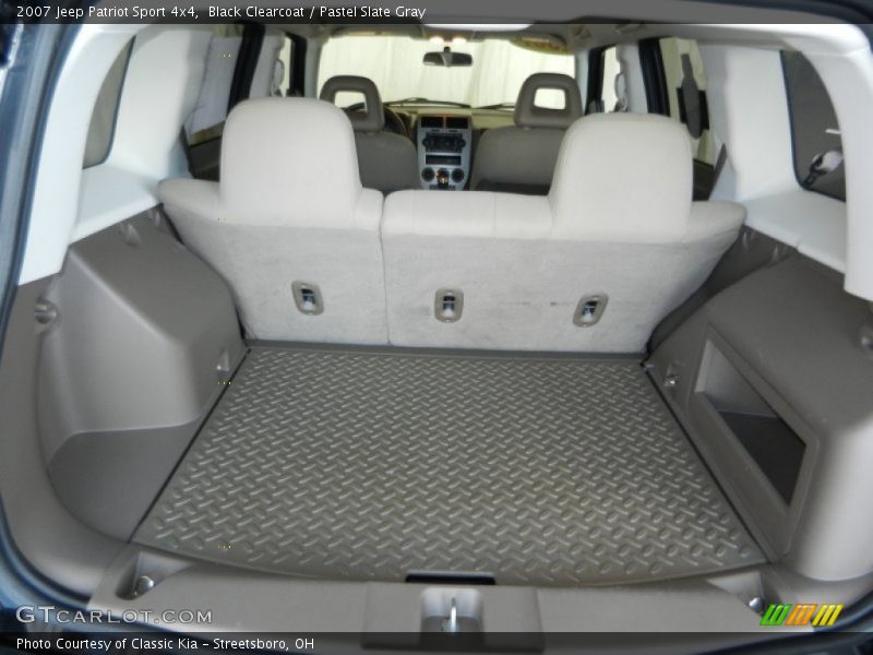 Black Clearcoat / Pastel Slate Gray 2007 Jeep Patriot Sport 4x4