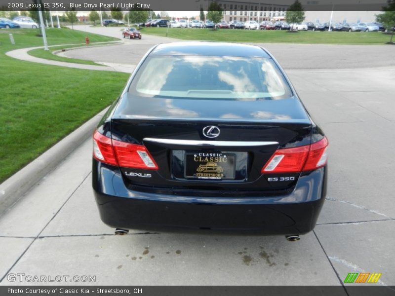 Blue Onyx Pearl / Light Gray 2008 Lexus ES 350