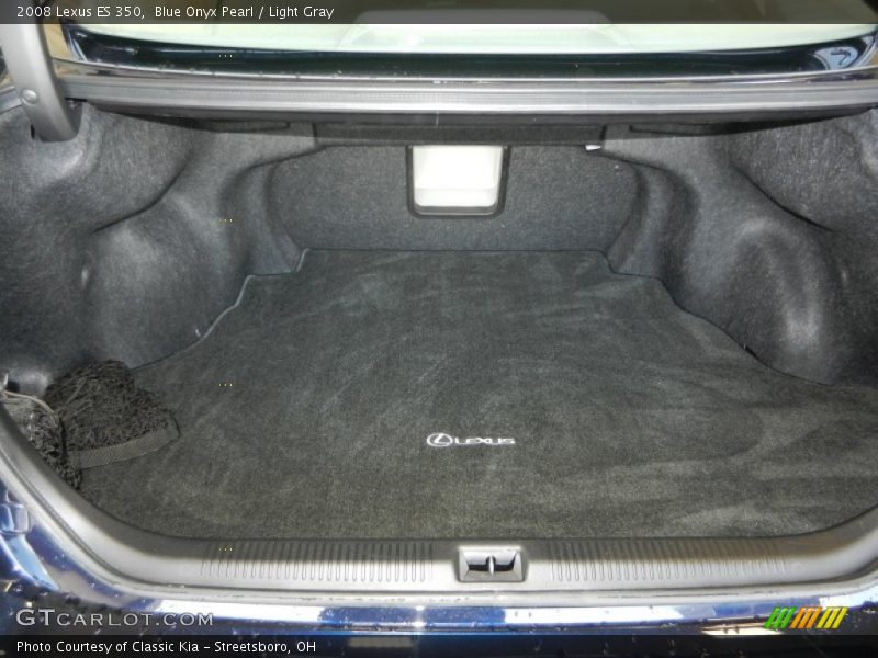 Blue Onyx Pearl / Light Gray 2008 Lexus ES 350